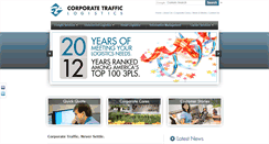Desktop Screenshot of corporate-traffic.com