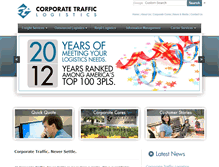 Tablet Screenshot of corporate-traffic.com